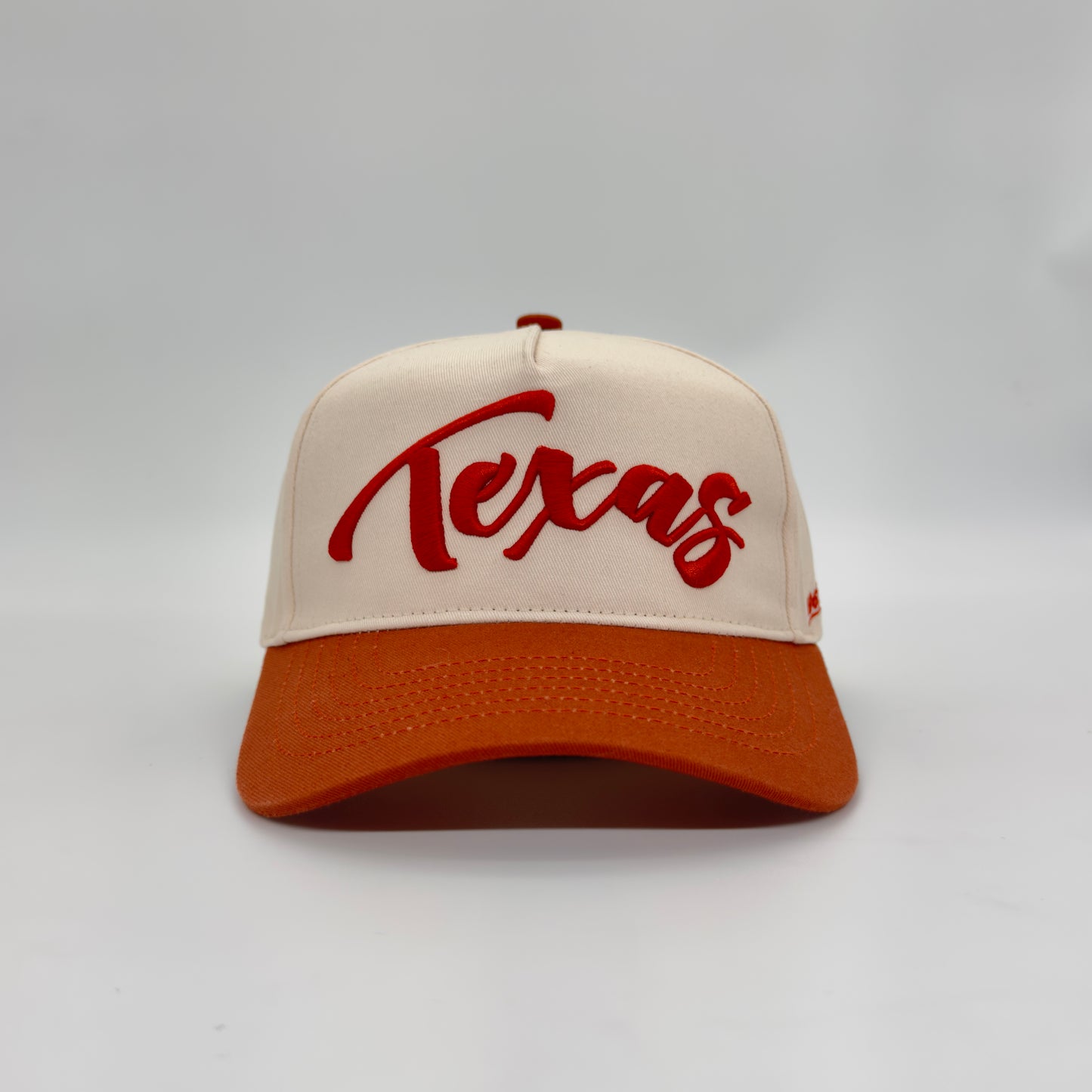 Vintage "Texas" Logo Snapback - Beige/Orange - 1836 Thread Co.