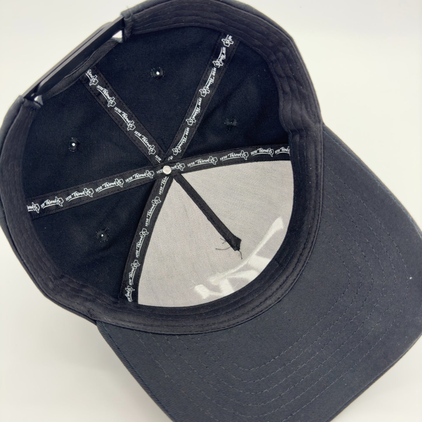 Vintage "TX" Logo Snapback - Triple Black - 1836 Thread Co.