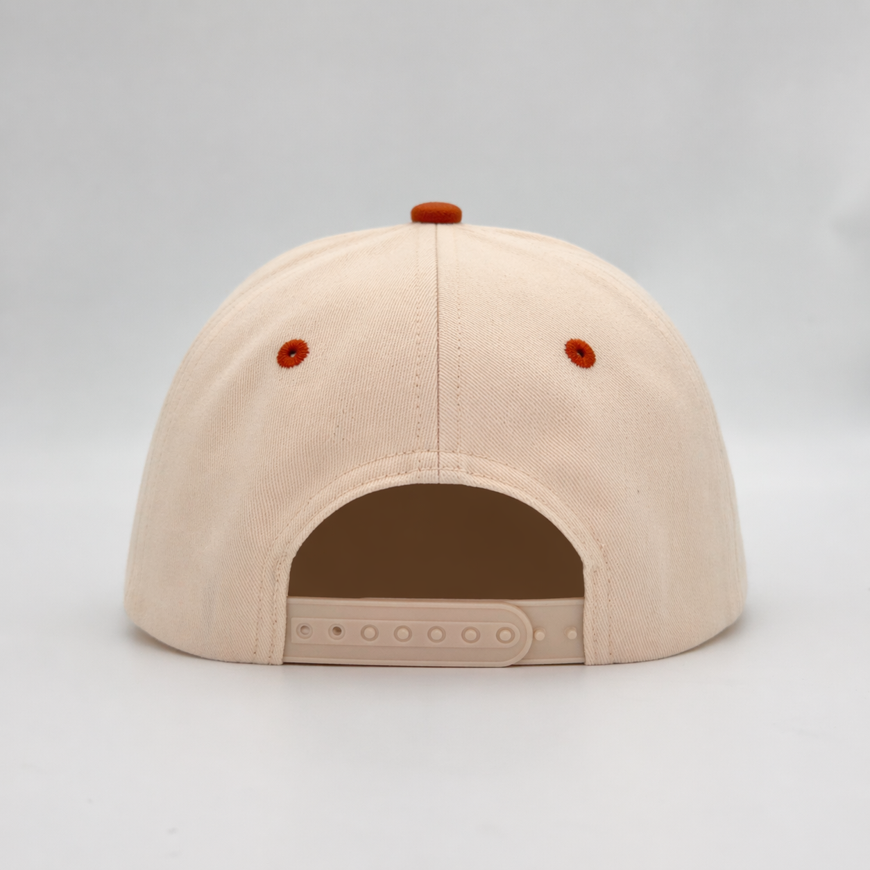 "TX" Snapback - Beige/Orange