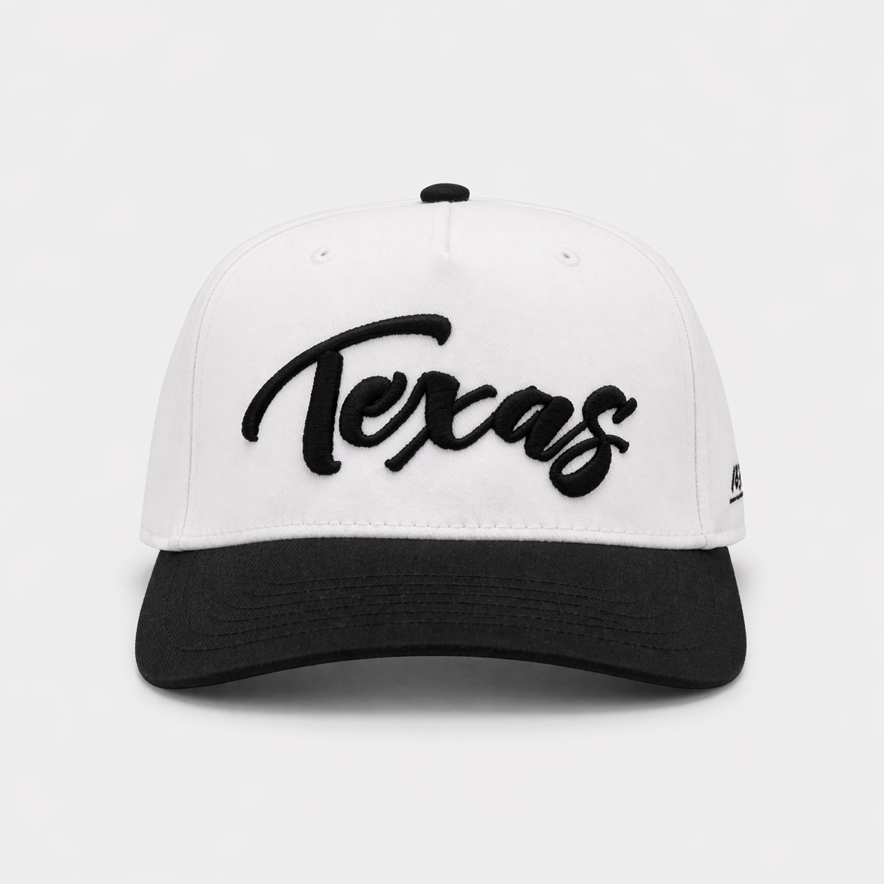 "Texas" Snapback - White/Black